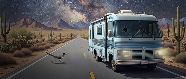 Life in the Blue Winnebago header
