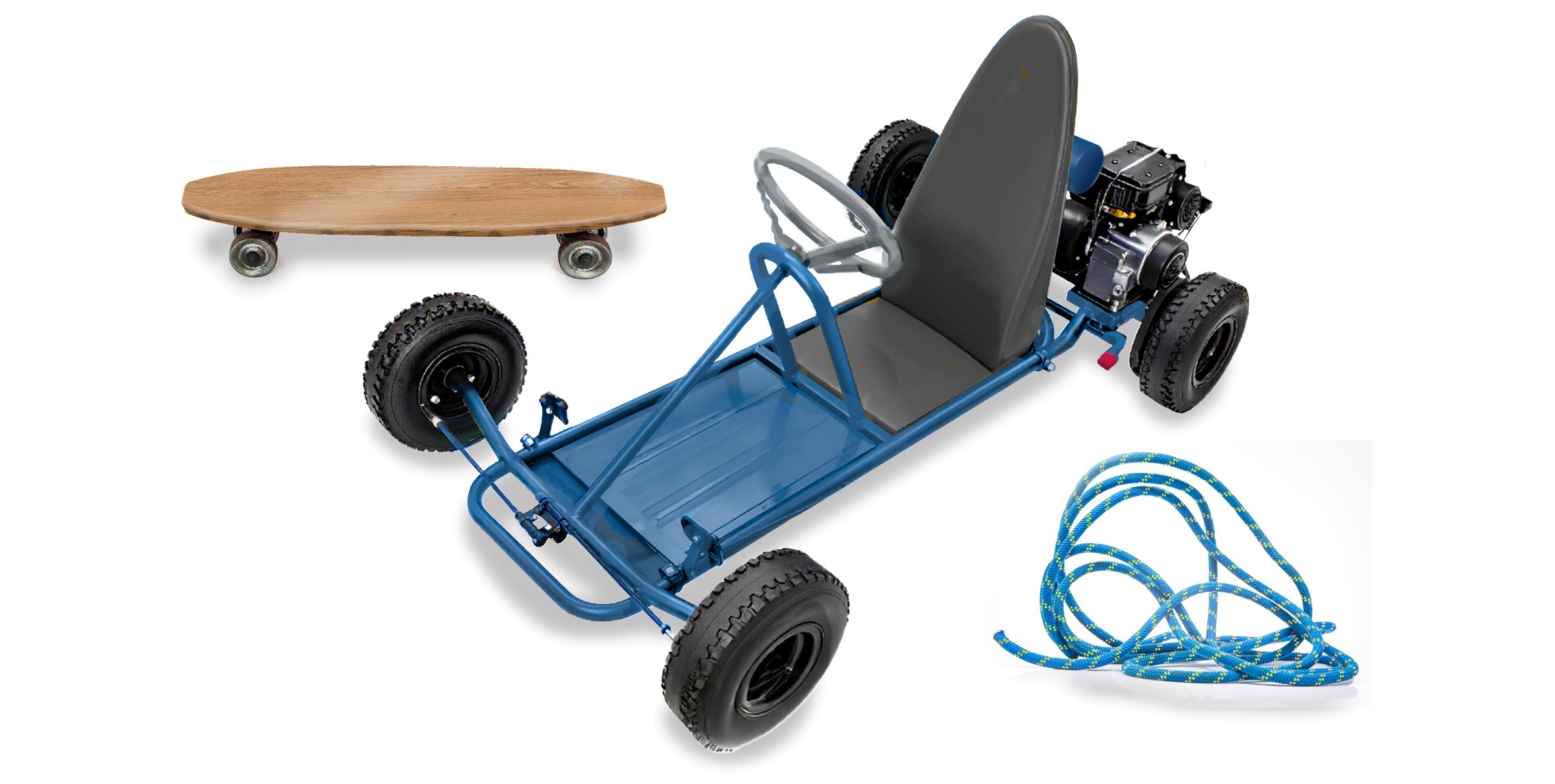 Go-Karts Ski Ropes & Skateboards header